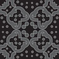 Gray Symmetry Pattern