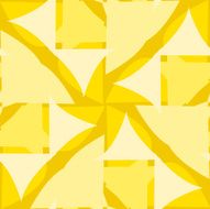 Yellow Triangular Pattern