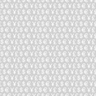 Vector background seamless pattern of currency signs