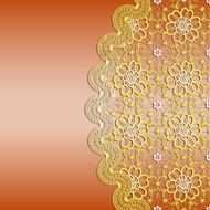 vector background with yellow flowers