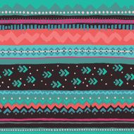 Hand drawn pattern with ethnic and tribal motifs N2
