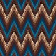 Traditional Fair Isle Pattern Seamless Knitting Ornament N14