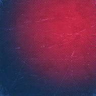 Old scratched card with halftone gradient