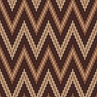 Traditional Fair Isle Pattern Seamless Knitting Ornament N18