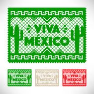 Cut Out Paper - Viva Mexico