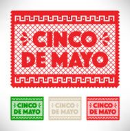 Cut Out Paper - Cinco De Mayo (Fifth of May) N2