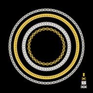 Gold Chain Jewelry Vector Illustration N5