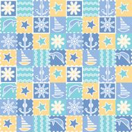 Seamless background for kids Baby fabric