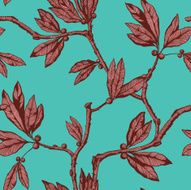 Seamless Pattern with floral ornament N82