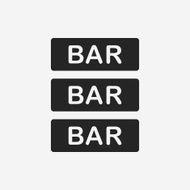 Bar shop sign icon N4