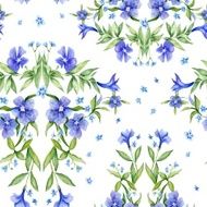 Watercolor Damask Vignette Texture