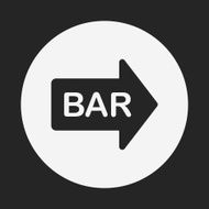 Bar shop sign icon N7