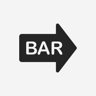 Bar shop sign icon N8