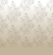 Rose elegant vintage seamless pattern N4