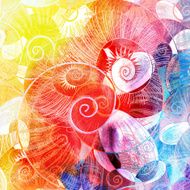 Watercolor abstract background N4