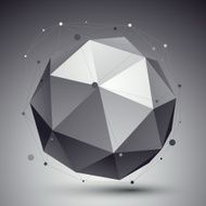 Spatial vector monochrome digital eps8 backdrop three-dimensional