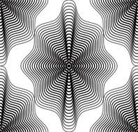 Black and white vector ornamental pattern seamless art backdrop N6