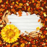 Colorful leaves background EPS 10 N4