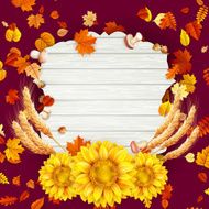 Colorful leaves background EPS 10 N5