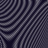 Striped psychedelic background with black and white moire lines