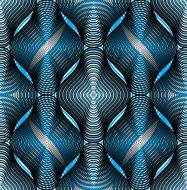 Ornate vector colorful abstract background with graphic lines N7