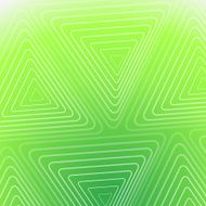 Abstract Green Background With White Triangles