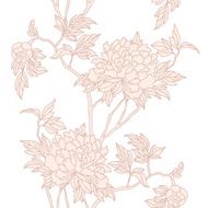 Seamless Pattern with floral ornament N85