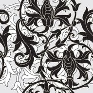 Seamless Pattern with floral ornament N87