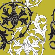 Seamless Pattern with floral ornament N88