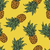 Pineapple seamless pattern N7