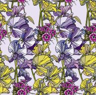Seamless Pattern with floral ornament N93