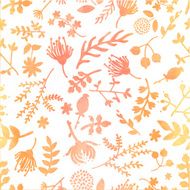 Vector watercolor floral pattern N10