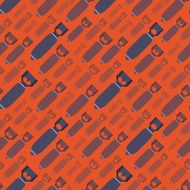 H-Bombs seamless pattern