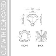 gems cut with elongated
