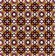 Seamless vector geometric abstract pattern Creative round shapes made of N63