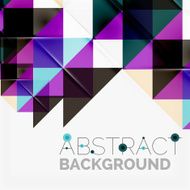 Abstract geometric background Modern overlapping triangles N284