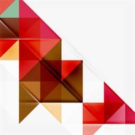 Abstract geometric background Modern overlapping triangles N286