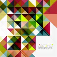 Abstract geometric background Modern overlapping triangles N288