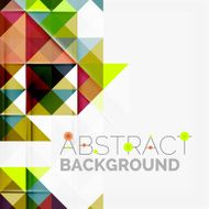 Abstract geometric background Modern overlapping triangles N290