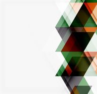 Abstract geometric background Modern overlapping triangles N293