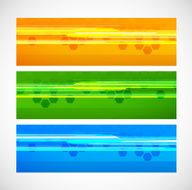 Set of tech banners