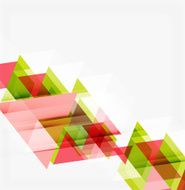 Abstract geometric background Modern overlapping triangles N295