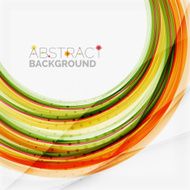 Orange and green wave line design nature eco concept N5