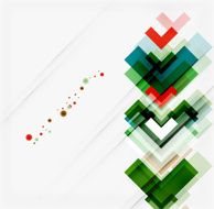 Clean colorful unusual geometric pattern design N180