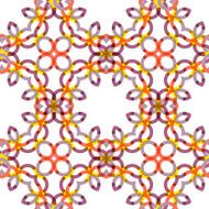 Seamless vector geometric abstract pattern Creative round shapes made of N68