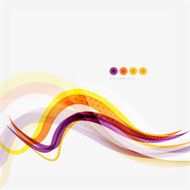 Purple and orange color lines on white N3