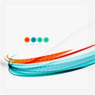 Red and blue color swirl concept N25