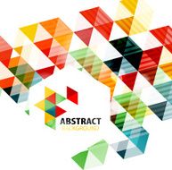 Geometric abstract polygonal background N11