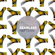 Vector colorful seamless geometric pattern Modern stylish abstract texture N19