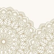 Floral oriental pattern N25